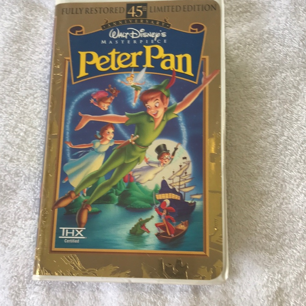Vintage VHS 45th Anniversary Peter Pan Ltd Edition